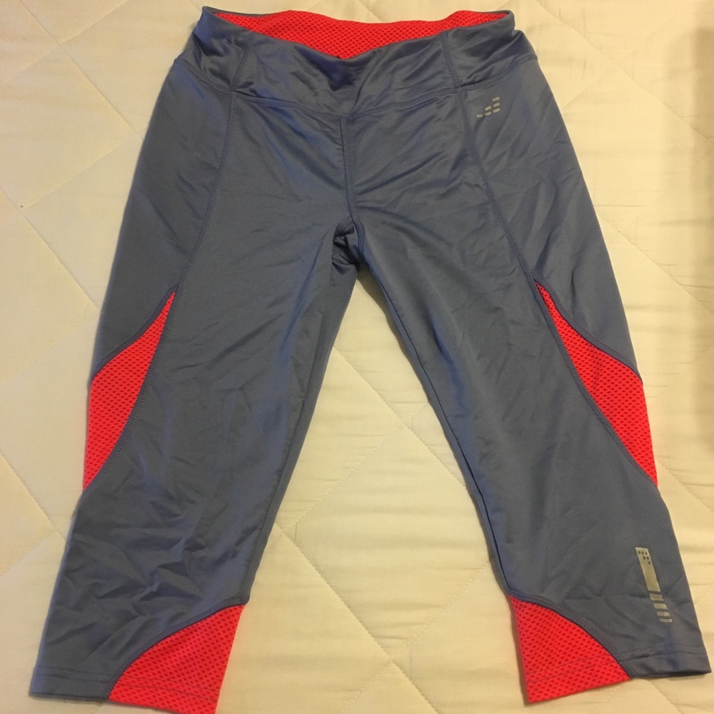 BCG Lavender and Hot Pink Fitted Sport Capris